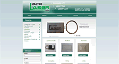 Desktop Screenshot of masterlaserdesign.com.br